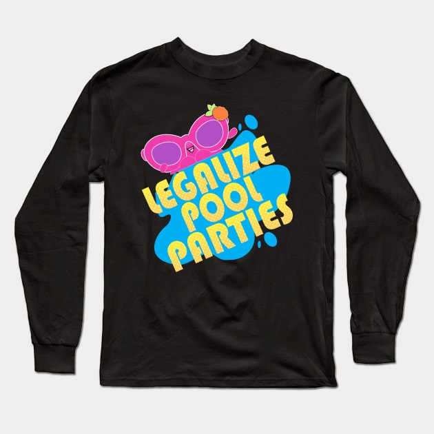 legalize pool parties..las vagas vacation party matching Long Sleeve T-Shirt by DODG99